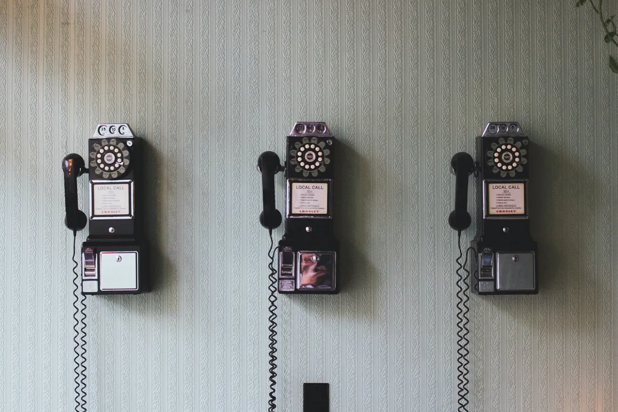 Antique wall phones
